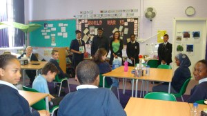 Reading to an audience takes practise, skill...and sometimes improvisation!