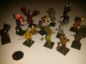 A lot to contend with - miniatures painted and decorated by Leilanie Stewart